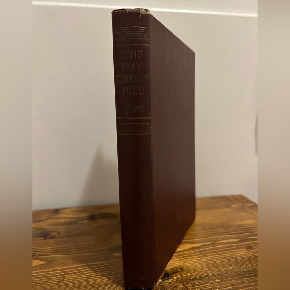 Vintage - The Day Christ Died by Jim Bishop - Hardcover Book with no Jacket